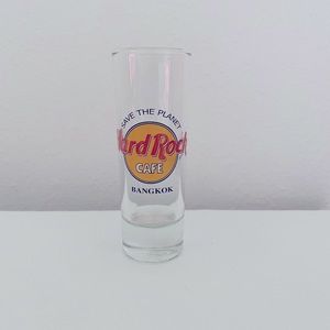 Hard Rock Cafe Classic Logo Save The Planet BANGKOK  4” Tall Shot Glass Souvenir